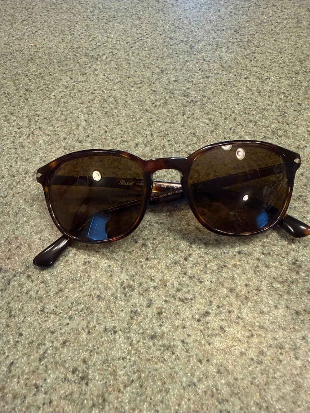 Persol Tortoiseshell Frame Brown Lens Sunglasses Polarized 3148-S 53
